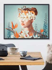 1set PMMA DIY Diamond Unframed Painting, Modern Figure Graphic DIY Diamond Unframed Painting For Home - Multicolor - View 3