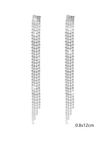 Brincos pendentes Strass Pendão