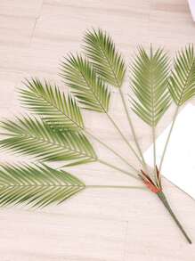 1入高端逼真人造7枝澳大利亞海葵珊瑚植物裝飾,適用於派對 - 綠色 - 查看 3