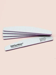 NailSunshine 5入組指甲銼雙面金剛砂板可水洗金剛砂板可重複使用指甲緩衝墊美甲工具適用於天然指甲亞克力指甲家庭和沙龍使用 - 灰色 - 查看 4