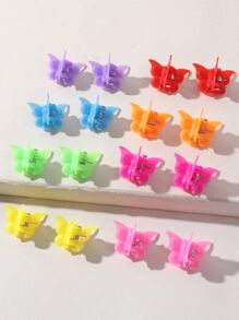 蝴蝶設計髮爪8對組