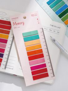 1개 혼색 랜덤 태그 스티커 - 멀티컬러 - 보기 3