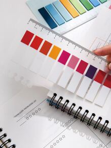 1개 혼색 랜덤 태그 스티커 - 멀티컬러 - 보기 4