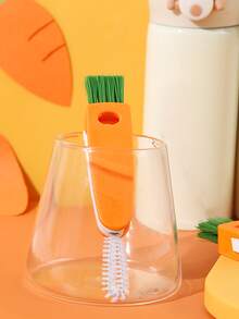 1pc Carrot Design Cup Cleaning Brush - Multicolor - View 4