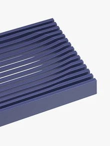 1 pieza Jabonera liso - Azul Marino - Ver 4