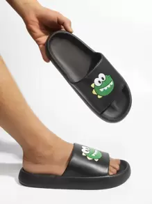 XX Dép xỏ ngón & dép nam Hoạt hình - màu đen - Xem 2