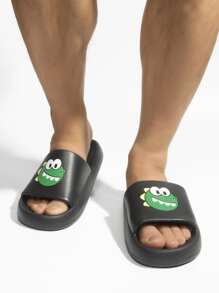 XX Dép xỏ ngón & dép nam Hoạt hình - màu đen - Xem 3