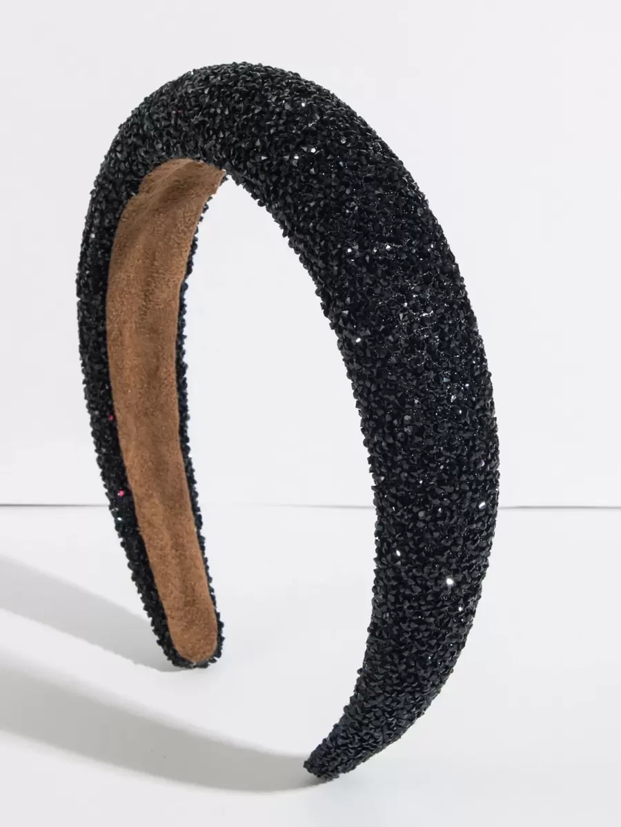 1pc Fashionable Gorgeous Rainbow Chocolate Crumble Hair Hoop Hair Accessory - Black - View 1