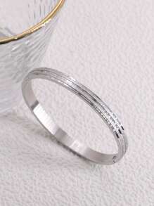 Lắc tay chi tiết long lanh - Bạc - Xem 8