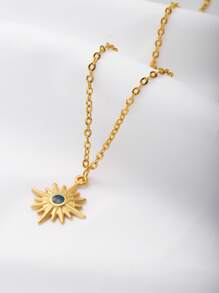 Mặt dây chuyền mặt trời - Vàng - Xem 4