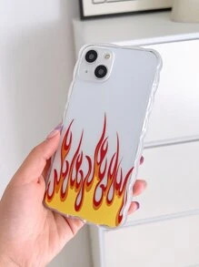 炎パターン スマホケース - マルチカラー - チェックする 3