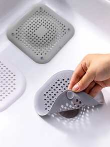 1pc Random Color Hair Filter, Sink Anti-Clog Filter, Tub Shower Floor Drain Plug, Silicone Kitchen Deodorizer Plug, Floor Drain Cover Home Bathroom Decor Fall Decor Back To School