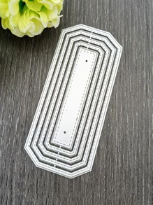Khuôn cắt thiết kế dấu trang 5 cái - Bạc - Xem 3