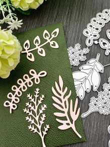 8pcs Leaf Shaped Cutting Die