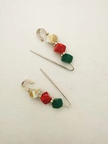 2pcs Rhinestone Decor Safety Pin - Multicolor - View 2