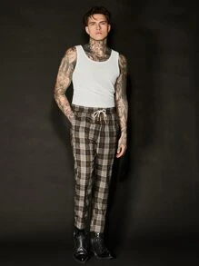 Manfinity RebelGame Men Solid Tank Top - White - View 6