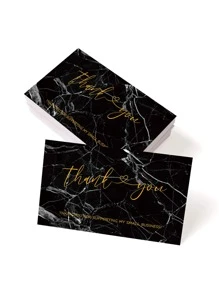 50pcs Letter Graphic Gift Card - Multicolor - View 1