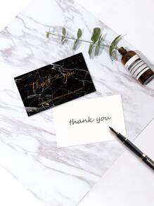 50pcs Letter Graphic Gift Card - Multicolor - View 5