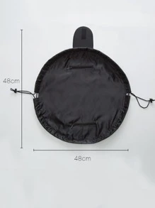 1 pieza Bolsa de almacenamiento de cosméticos de gran capacidad, Bolsa de maquillaje, Bolsa de cuidado de la piel, Bolsa de aseo Cubos de embalaje, esencial de Viaje, esencial de crucero, esencial de dormitorio, regalos para bodas, regalos para damas de honor, regalos para mamá, regalos de cumpleaños, regalos para amigas y profesores, decoración del hogar, decoración del baño, sala de estar y dormitorio, organizador de baño, organizador de joyas, organizador de aceite labial, organizador de esmalte de uñas, almacenamiento de bolsa de maquillaje, organizador de maquillaje, estuche de maquillaje,cosmetiquera neceser neceseres de maquillaje - Negro - Ver 6