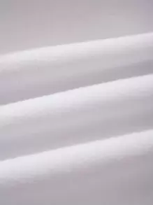 Manfinity Dauomo Men Drawstring Waist Thermal Lined Sweatpants - White - View 3