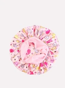 Toddler Kids Whale Pattern Hair Bonnet - Multicolor - View 5