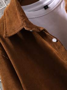 Manfinity Men Colourblock Patched Pocket Shirt Without Tee - Multicolor - View 4