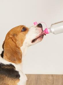 1pc Màu sắc ngẫu nhiên Chai du lịch thú cưng di động - Nhiều màu - Xem 2