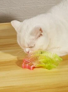 2pcs Heart & Star Shaped Random Cat Teaser Toy - Multicolor - View 2