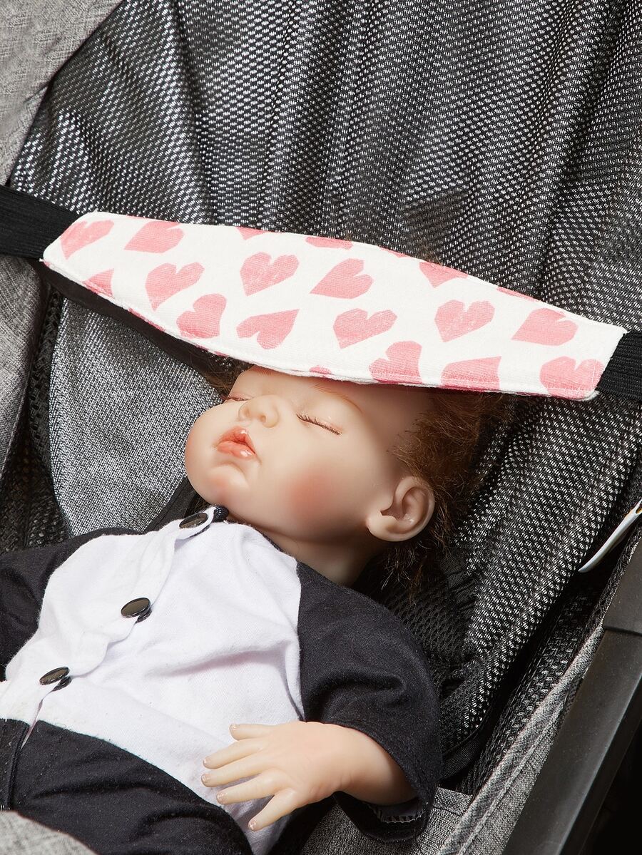 1 件心形印花儿童头带