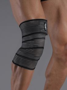 JINGBA SUPPORT 1 Miếng Quấn Đầu Gối Unisex Co Giãn Hỗ Trợ Bắp Chân Cho Cử Tạ - màu đen - Xem 6