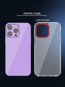 1.5mm Thick Large Hole Anti-Drop Acrylic Transparent Hard PC 2-In-1 Case Compatible With IPhone 17/17 Pro/17 AIR/17 Pro Max/16 Pro Max/11/12/13/14/15 Plus/Mini/X/7P/15 Pro Max/14 Pro Max/13 Pro Max/14 Pro/15 Pro/16 Pro/15 Plus/16 Plus/14 Plus