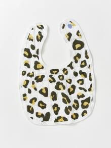 Bebé 1 pieza Babero de leopardo - Multicolor - Ver 1