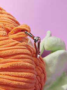 JIZAIZAI 1pc Pumpkin Design Hanging Hamster Bed - Multicolor - View 4