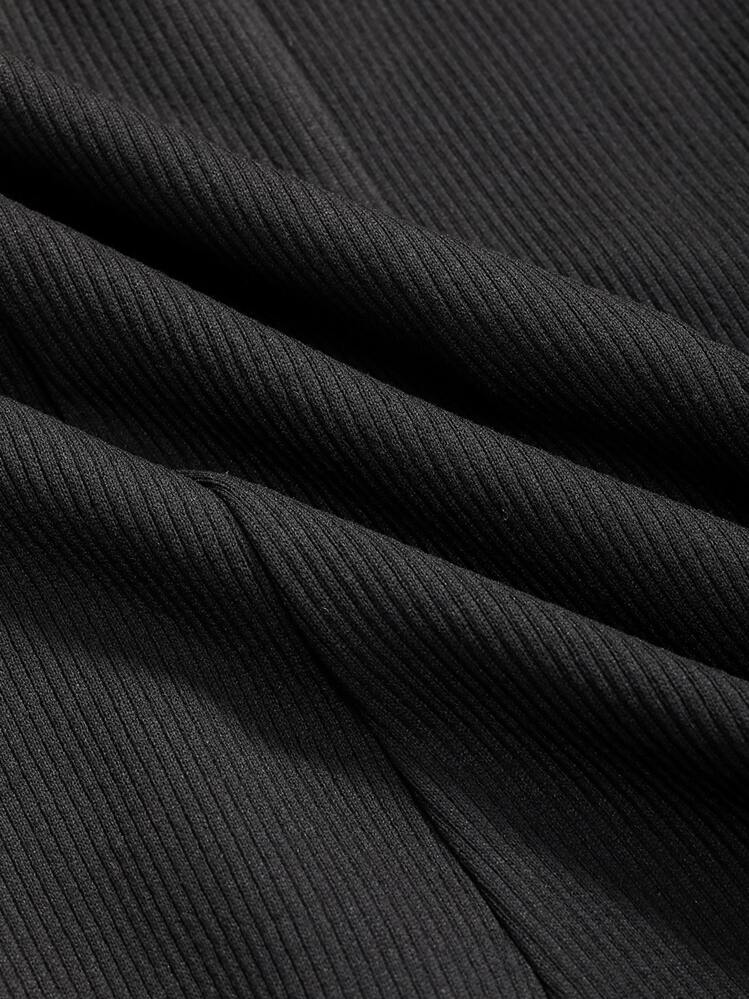 DAZY 高腰美人鱼裙摆 - 黑色 - 查看 3