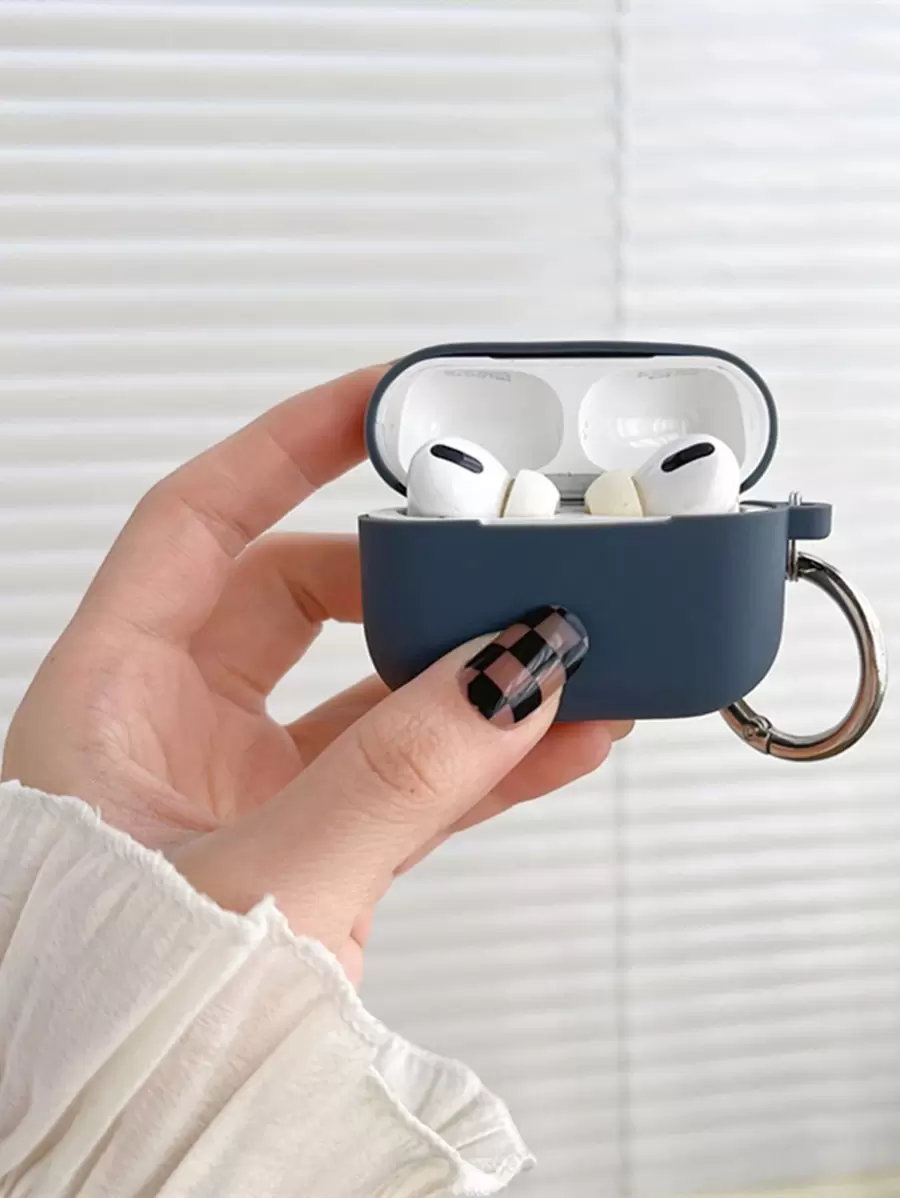 1 pieza Funda protectora de silicona de unicolor - Gris - Ver 1