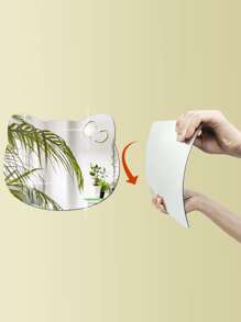 1 件可爱动物卡通猫装饰镜墙贴，适用于卧室、客厅、浴室、厨房。、贴纸、墙贴花、乙烯基贴花用于家庭装饰、春季装饰品让您的家焕然一新、拉玛装饰贴纸墙面装饰房间装饰墙镜房间浴室装饰客厅装饰