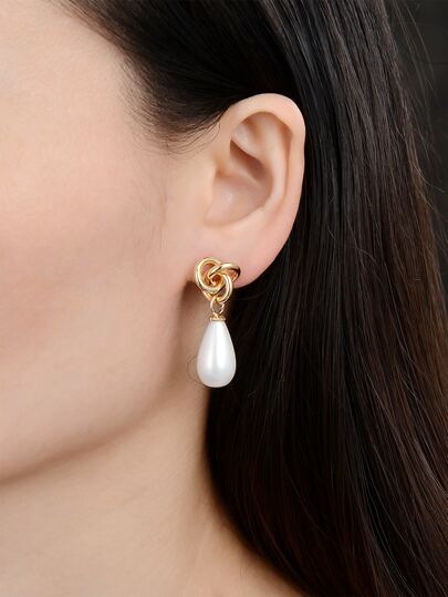Perla A goccia Orecchini | Diamonds Factory Italia