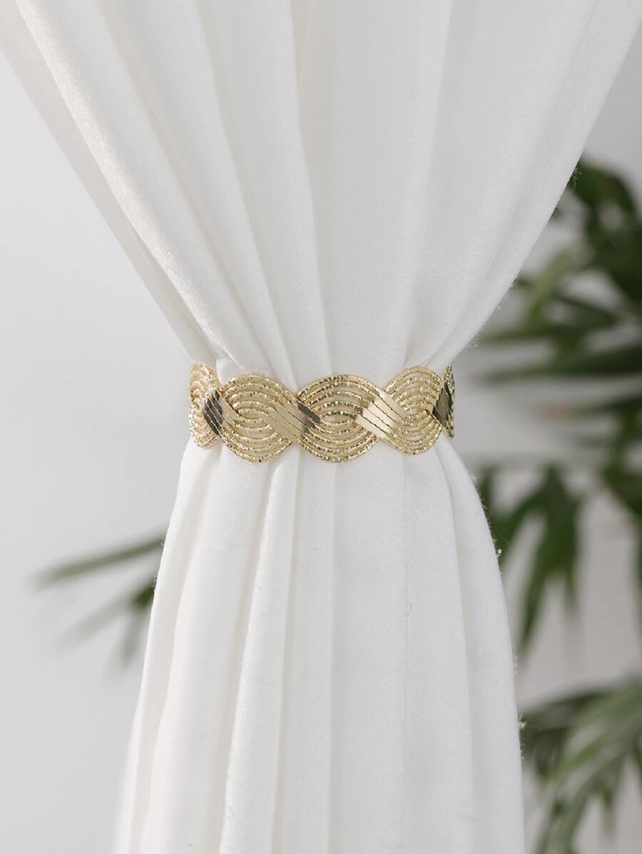 1 Màn Giữ Lại Hợp Kim Đồng, Thiết Kế Hình Học Hiện Đại Màn Giữ Lại Cho Gia Đình - Vàng - Xem 1