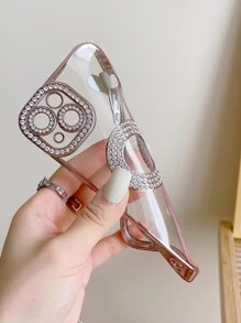 水鑽裝飾手機殼 - 玫瑰金 - 查看 4