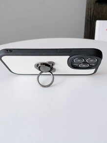 Hộp đựng điện thoại có khung tương phản với đế vòng - Nhiều màu - Xem 3