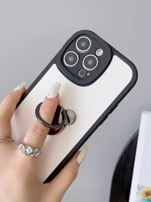 Hộp đựng điện thoại có khung tương phản với đế vòng - Nhiều màu - Xem 4