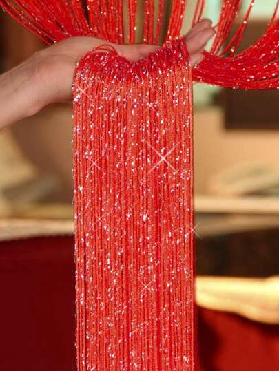 1 st Glitter duschdraperi