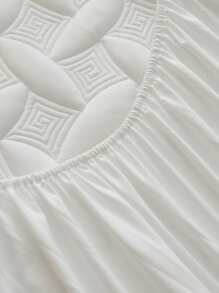 幾何提花床墊套