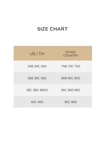 LUVLETTE 性感内衣低胸聚拢文胸 - 黑色 - 查看 10