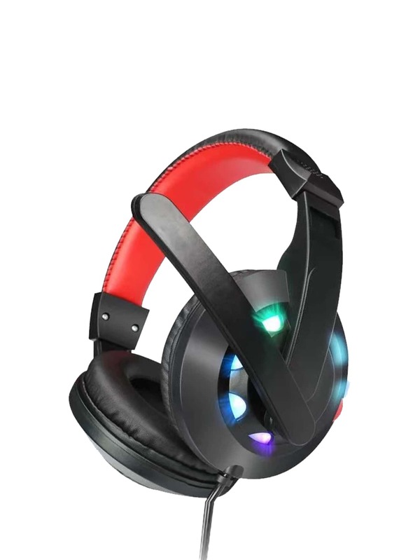 1pc RGB Light Wired Gaming Headset With Microphone SHEIN USA
