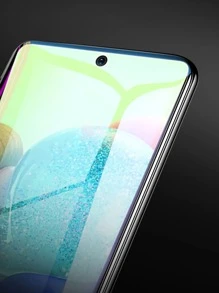 Tím Ánh sáng Kính cường lực Bảo vệ màn hình Tương thích với Apple - Màu tím - Xem 3