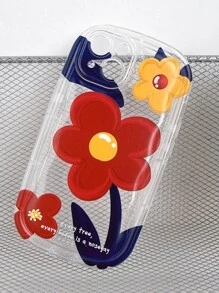 Flower Pattern Phone Case - Multicolor - View 5