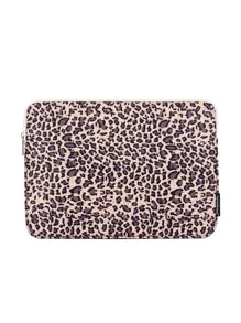 canvas artisan Leopard Pattern Laptop Bag Shockproof Laptop Sleeve Slim Notebook Bag ForMacBook MagicBook, Laptop Bags, Portable Laptop Sleeves - Multicolor - View 1