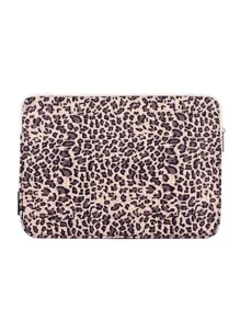 canvas artisan Leopard Pattern Laptop Bag Shockproof Laptop Sleeve Slim Notebook Bag ForMacBook MagicBook, Laptop Bags, Portable Laptop Sleeves - Multicolor - View 2