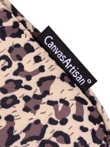 canvas artisan Leopard Pattern Laptop Bag Shockproof Laptop Sleeve Slim Notebook Bag ForMacBook MagicBook, Laptop Bags, Portable Laptop Sleeves - Multicolor - View 6